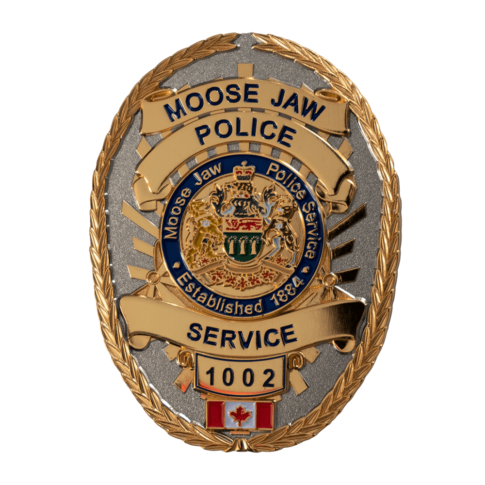 Moose Jaw Police Badge 911 Badge